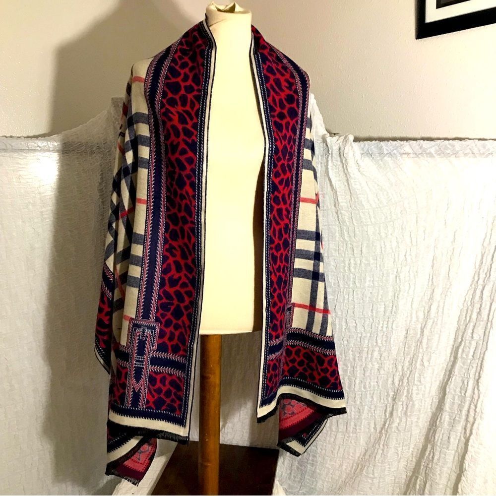Silk Modal Multi-Print Wrap